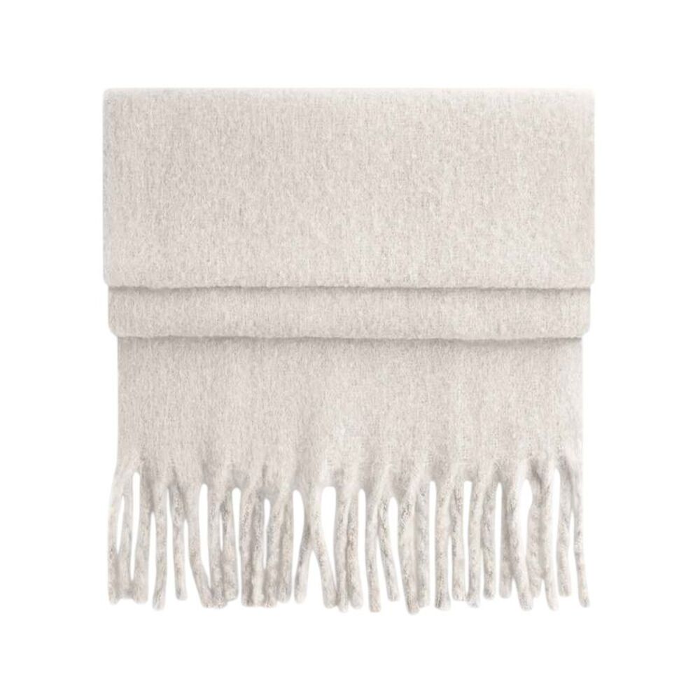 Beechfield Fluffy Scarf / Natural Stone